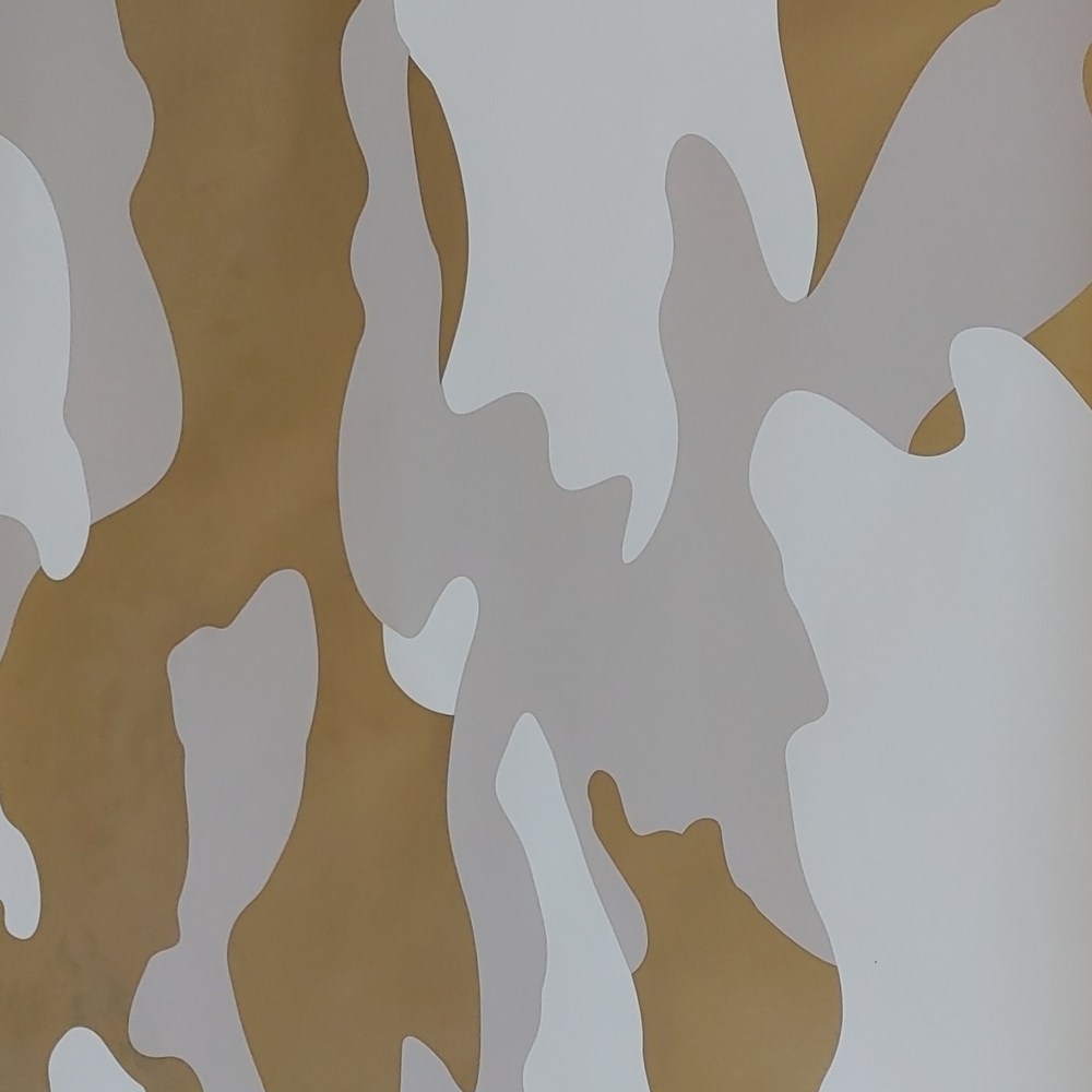 Gold Camouflage Wallpaper by Drop It Modern